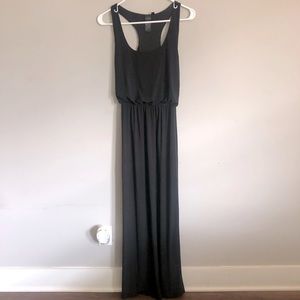 Black racerback tank style maxi witchy vibes